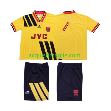 Divisa di Calcio Arsenal 1993 Retro Bambino Trasferta 1994